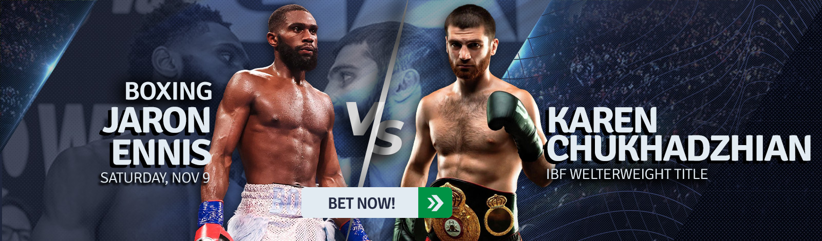  BOXING - IBF welterweight title: Jaron Ennis vs Karen Chukhadzhian