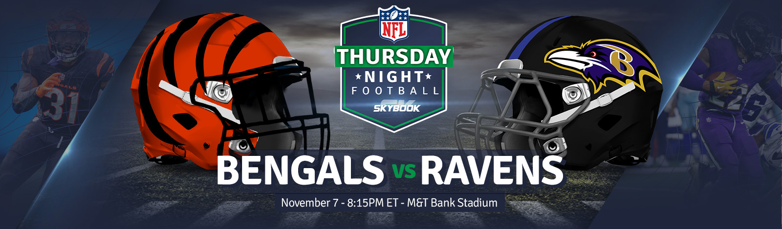 NFL TNF - WEEK 10 Game - Bengals vs Ravens