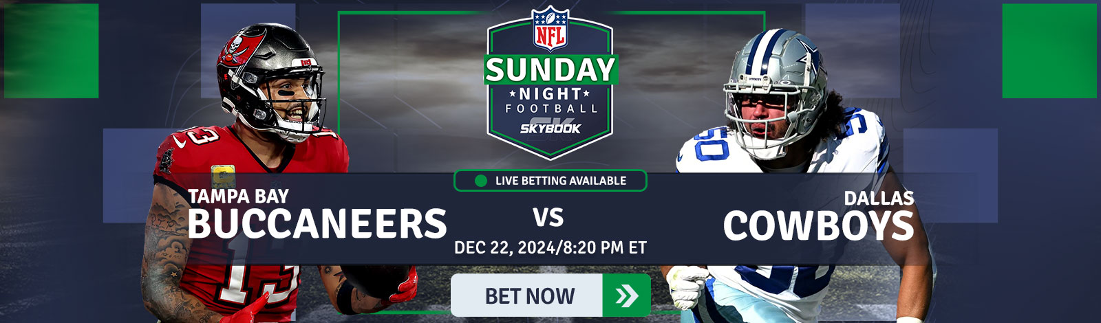 NFL SNF - Week 16 Game -Buccaneers vs Cowboys