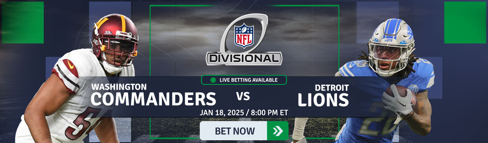 NFL - Divisional Round NFC Commanders vs Lions