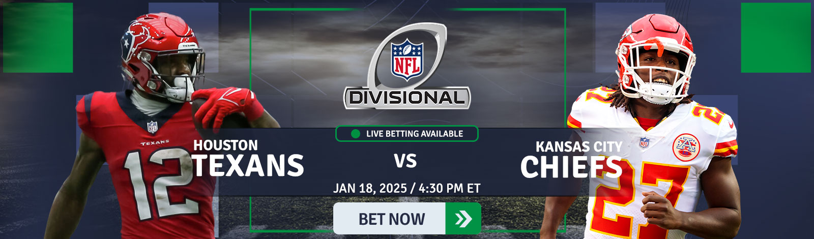 NFL - Divisional Round AFC Texans vs Chiefs